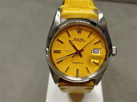 rolex precision giallo|rolex precision watches.